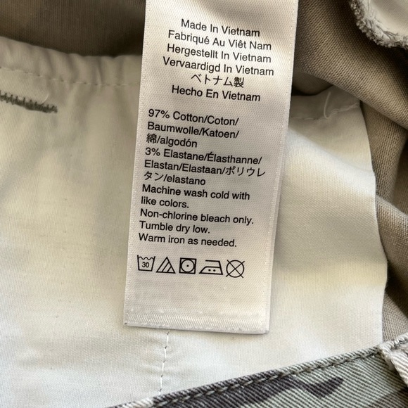 JCREW J.Crew Camouflage Print Boyfriend Chino Cotton Blend Pant “FADED VINE” - Picture 6 of 10